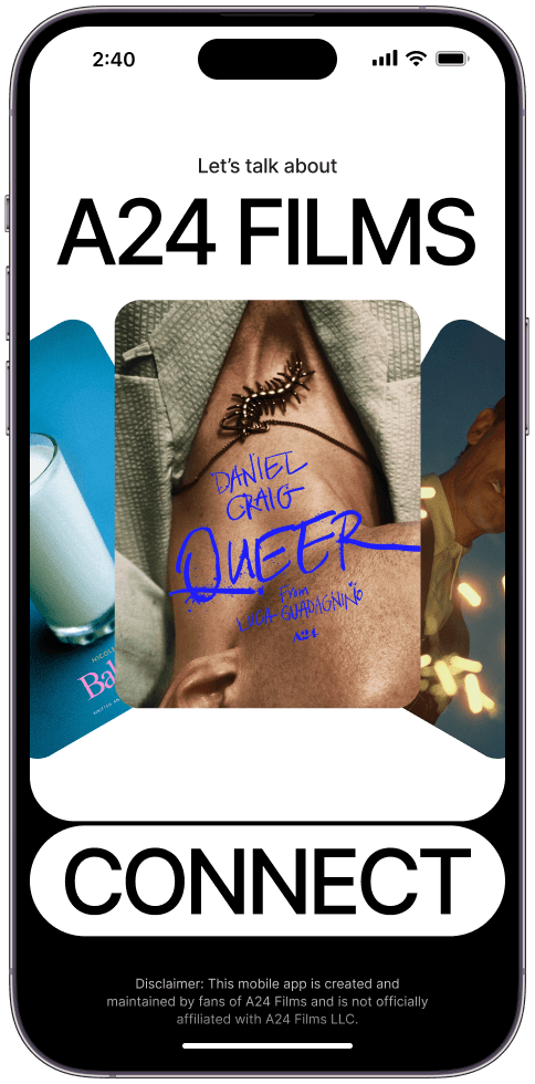 Screenshot of the AI24 app in the initial state